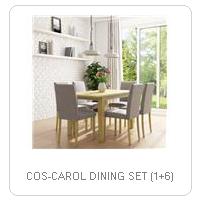 COS-CAROL DINING SET (1+6)